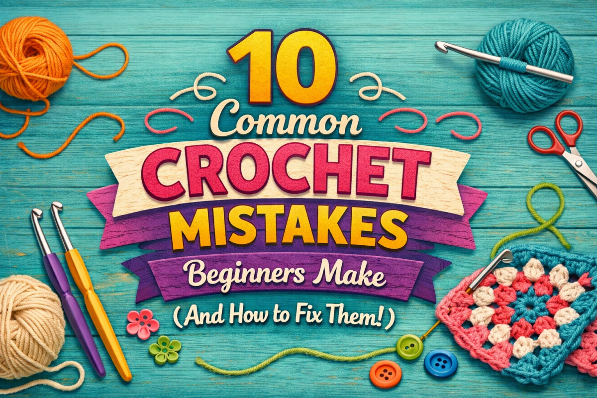 🧶 10 Common Crochet Mistakes Beginners Make (And How to Fix&nbsp;Them!)
